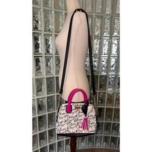 Luv Betsey By Betsey Johnson Quilted Hearts Dome Satchel Crossbody